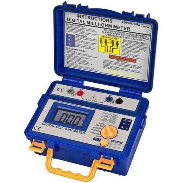 Pce Instruments Milliohmmeter, CAT IV 20 V PCE-MO 2002